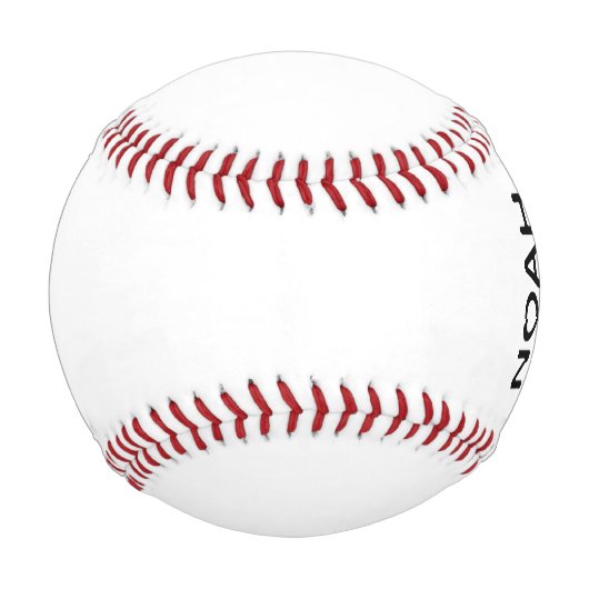 Personalized Baseball Birth Announcement, Baby Boy 野球ボール (正面)