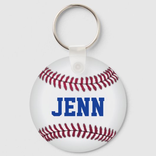 Personalized Baseball Keychain キーホルダー (正面)