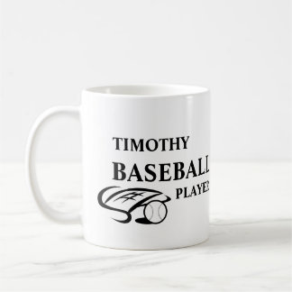 Personalized Baseball Lover Mug コーヒーマグカップ