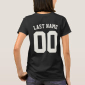 Personalized Baseball Mom Custom Jersey Number  Tシャツ (裏面)