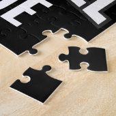 Personalized Baseball Player NAME Team Champ Club ジグソーパズル (側面)