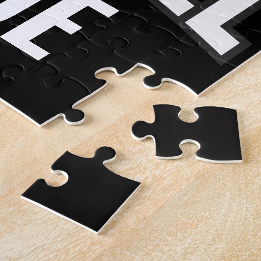 Personalized Baseball Player NAME Team Champ Club ジグソーパズル (側面)