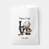 Personalized Baseball Themed Wedding Favor フェイバーバッグ (正面)