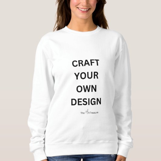 Personalized Basic Sweatshirt - Design Yourself スウェットシャツ (正面)