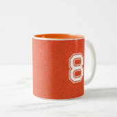 Personalized Basketball  ツートーンマグカップ (正面右)