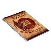Personalized Basketball Gift Ideas, Basketball  ノートブック (右側)