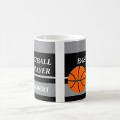 Personalized Basketball Mug コーヒーマグカップ (中央)