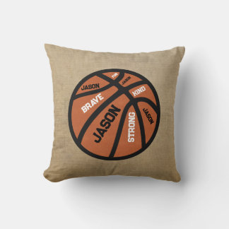 Personalized Basketball Pillow Add Your Name クッション