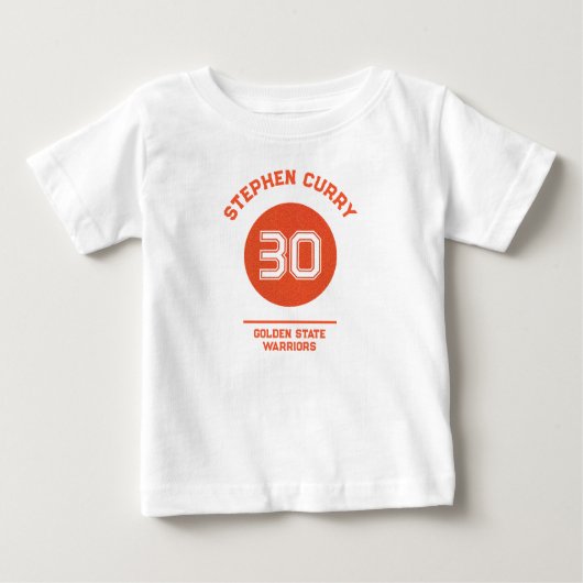 Personalized Basketball Player Sport Name Simple ベビーTシャツ (正面)