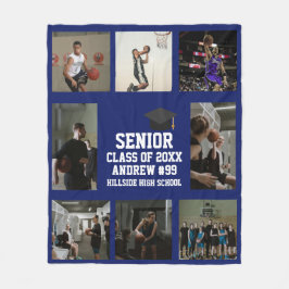 Personalized Basketball Senior Class Of Graduation フリースブランケット