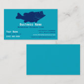 Personalized Bass Fishing Guide 名刺 (正面/裏面)