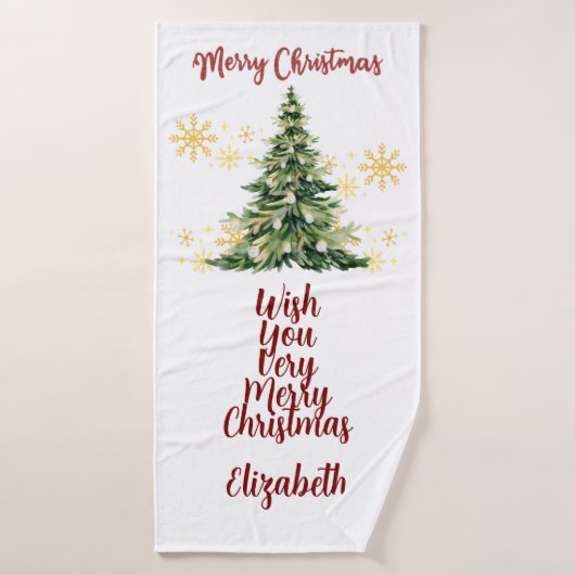 Personalized Bath Towel バスタオル (バスタオル)