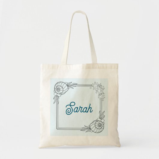 Personalized beach tote トートバッグ (正面)