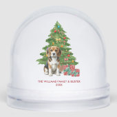 Personalized Beagle Dog Christmas (正面)