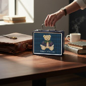 personalized Bear cute modern メタルランチボックス