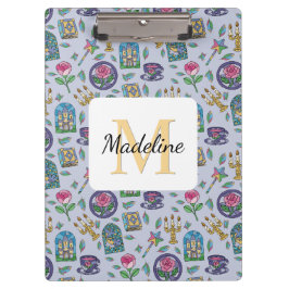 Personalized Beauty and the Beast Book Girl クリップボード