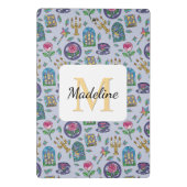 Personalized Beauty and the Beast Book Girl ミニクリップボード (裏面)