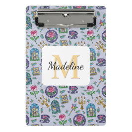 Personalized Beauty and the Beast Book Girl ミニクリップボード