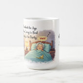 Personalized Bedtime Party Fun Mug コーヒーマグカップ (中央)
