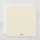 Personalized Bee Birthday Card - Honeycomb Theme シーズンカード (裏面)