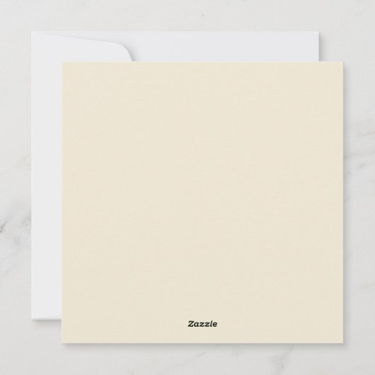 Personalized Bee Birthday Card - Honeycomb Theme シーズンカード (裏面)