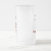 Personalized Beer Lovers Retirement フロストグラスビールジョッキ (中央)