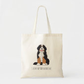 Personalized Bernedoodle Dog Mom Custom Photo トートバッグ (正面)