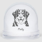 Personalized Bernese Mountain Dog Christmas (裏面)