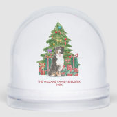 Personalized Bernese Mountain Dog Christmas (正面)