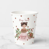Personalized Berry Sweet Baby Shower Disposable 紙コップ (正面)