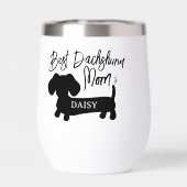 Personalized Best Dachshund Mom Mug (背面)