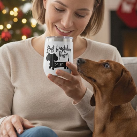 Personalized Best Dachshund Mom Mug