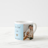 Personalized Best Dad Ever Espresso Mug Kids Names エスプレッソカップ (正面右)