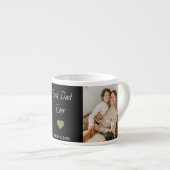 Personalized Best Dad Ever Espresso Mug Kids Names エスプレッソカップ (正面右)