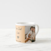 Personalized Best Dad Ever Espresso Mug Kids Names エスプレッソカップ (正面右)