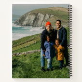 Personalized Best Dad Ever Photo Collage ノートブック (裏面)