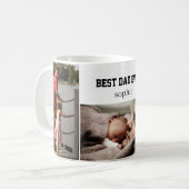 Personalized Best Dad Ever Photo Mug – Custom Name コーヒーマグカップ (正面左)