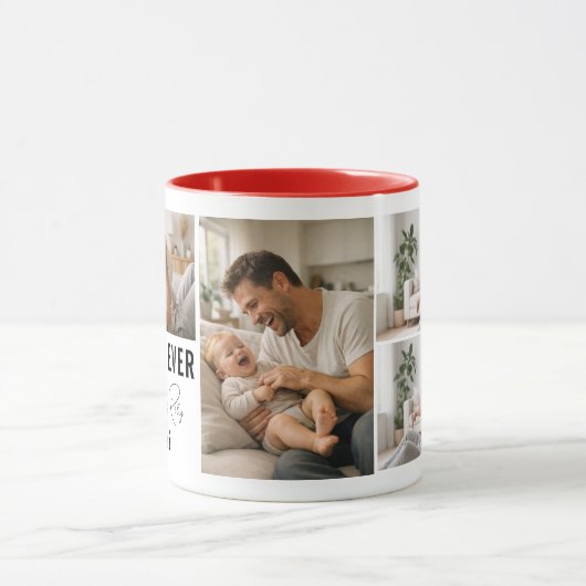 Personalized BEST DADDY Photo|Custom Father’s Day マグカップ (中央)