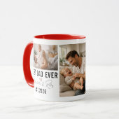 Personalized BEST DADDY Photo|Custom Father’s Day マグカップ (正面左)