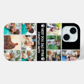 Personalized Best Dog Dad – Collage 10 Photos Case-Mate iPhoneケース (裏面 (横))