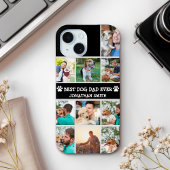 Personalized Best Dog Dad – Collage 10 Photos Case-Mate iPhoneケース