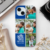 Personalized Best Dog Dad – Collage 4-Photos Case-Mate iPhoneケース