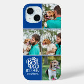 Personalized Best Dog Dad – Collage 4-Photos Case-Mate iPhoneケース (裏面)