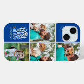 Personalized Best Dog Dad – Collage 4-Photos Case-Mate iPhoneケース (裏面 (横))