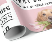 Personalized “Best Dog Ever” Newspaper  ラッピングペーパー (ロールコーナー)
