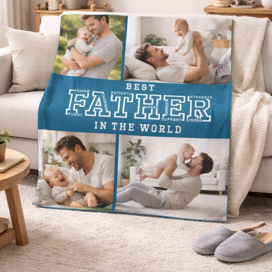 Personalized Best Father’s Day | Custom daddy フリースブランケット