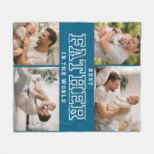 Personalized Best Father’s Day | Custom daddy フリースブランケット (正面(横))