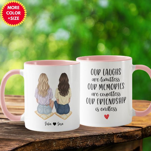 Personalized Best Friend Mug for Women | Funny Fri マグカップ