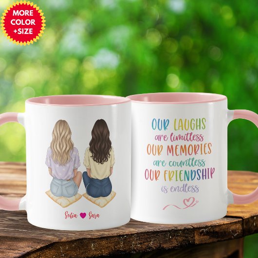Personalized Best Friend Mug for Women | Funny Fri マグカップ