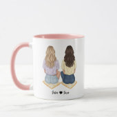 Personalized Best Friend Mug for Women | Funny Fri マグカップ (左)